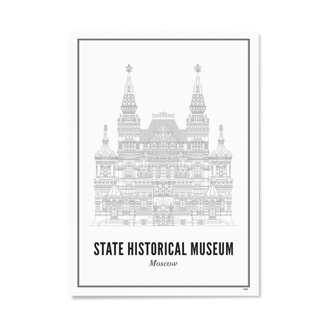 Affiches de Moscou - Musee National | WIJCK.